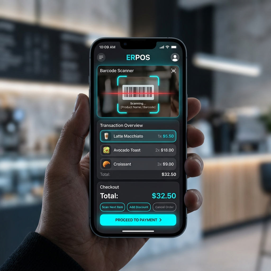 ERPOS Mobil Kasa Barkod Tarayıcı